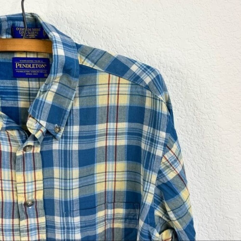 Pendleton Oceanside Plaid Button Front Shirt